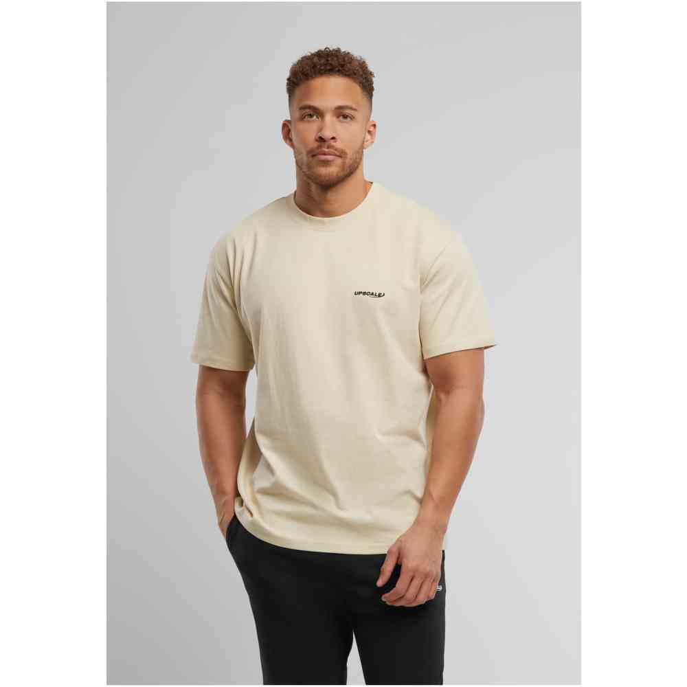 Mister Tee Upscale - Upscale Core EMB Oversize Tshirt Homme - Crème